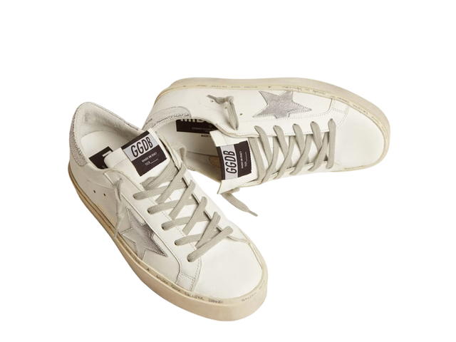 Golden Goose Golden Goose Hi Star Sneakers White Metallic Silver Heel Tab (W) - view 2