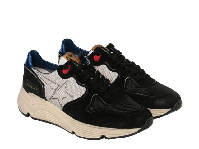 Golden Goose Golden Goose Running Sole Sneakers Black White Blue - view 2