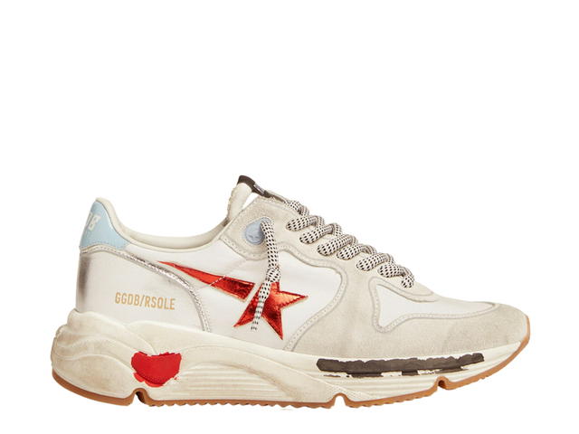 Golden Goose Golden Goose Running Sole Sneakers White Ice Gray Red (W) - view 1