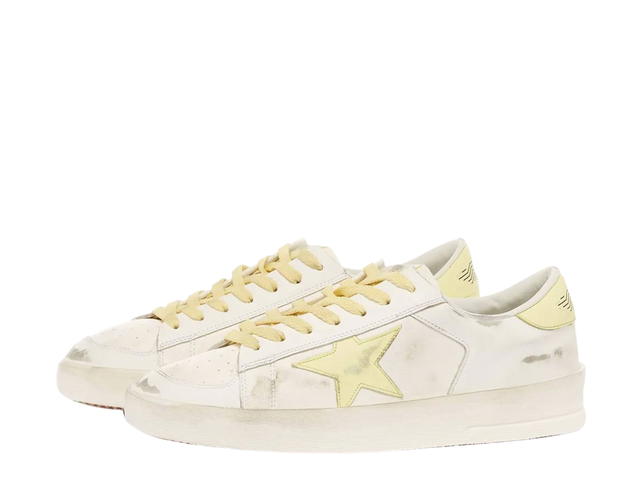 Golden Goose Golden Goose Stardan Sneakers White Lemon Heel Tab - view 3