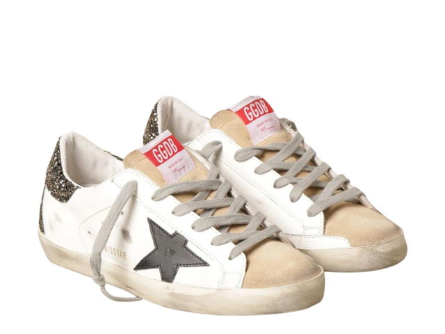 Golden Goose Golden Goose Superstar Sneakers Black Glitter Heel Tab (W) - view 3