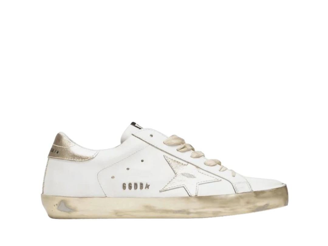 Golden Goose Golden Goose Superstar Sneakers Gold Heel Tab White