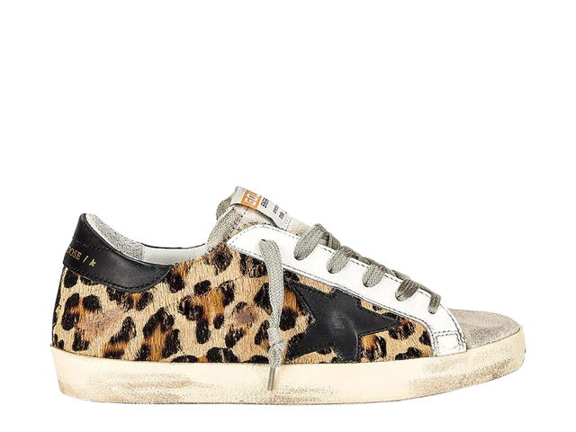 Golden Goose Golden Goose Superstar Sneakers Leopard Silver Black Tap (W) - view 1