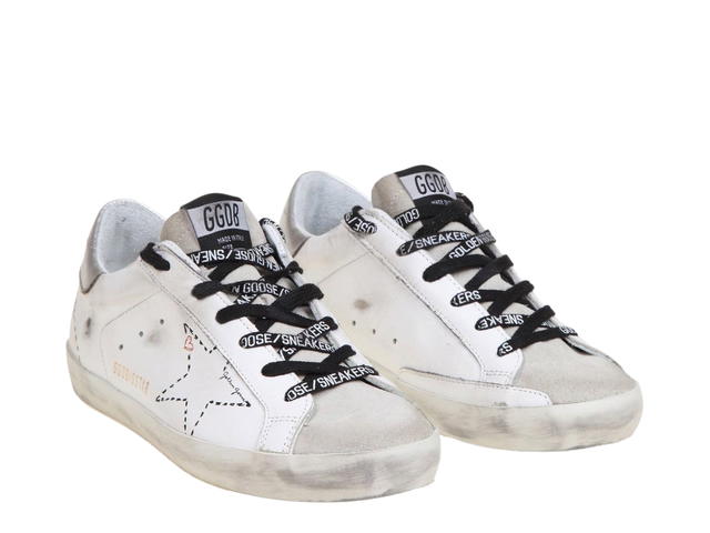 Golden Goose Golden Goose Superstar Sneakers Stitch White Silver Heel Tab (W) - view 3