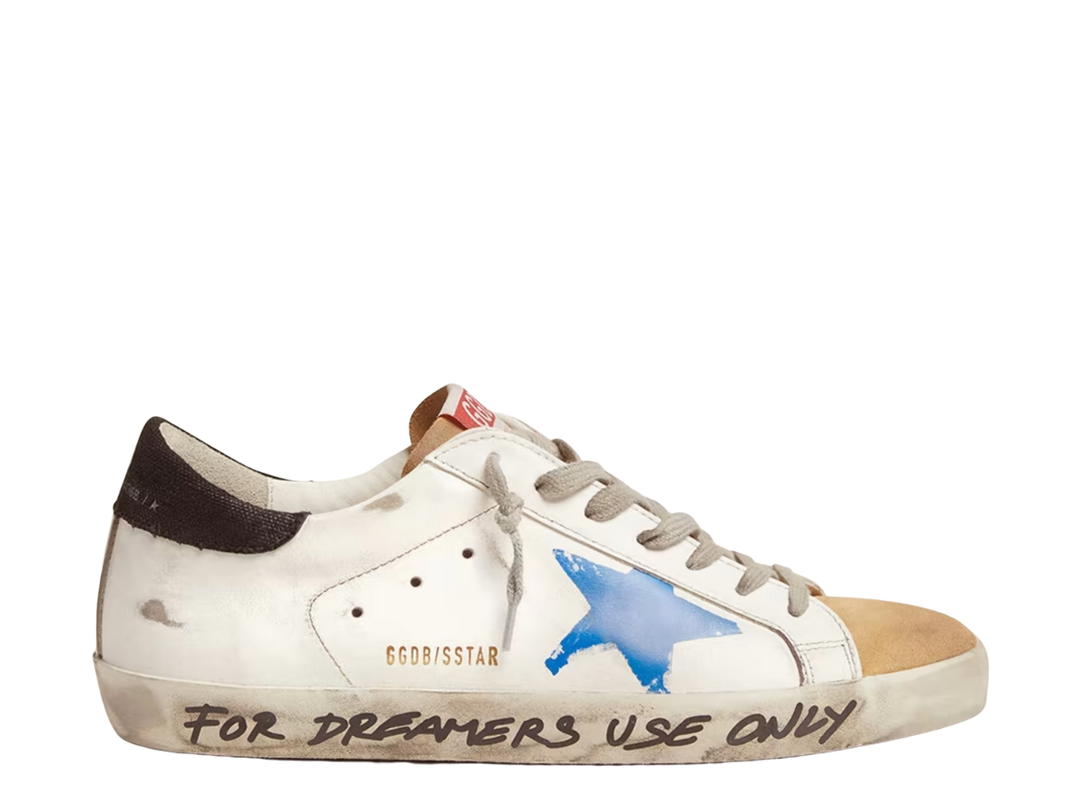 Golden Goose Golden Goose Superstar Sneakers Blue White Black Heel Tab