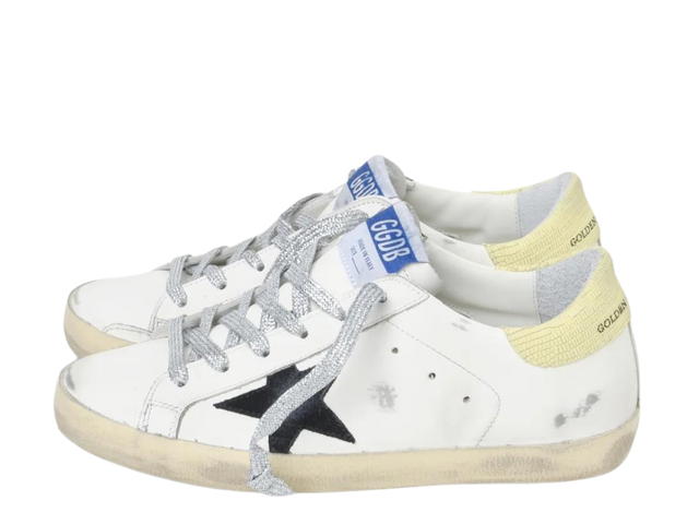 Golden Goose Golden Goose Superstar Sneakers White Black Light Green Heel Tab (W) - view 3