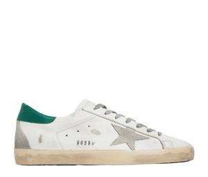 Buy Golden Goose Superstar Sneakers White Green Heel Tab (W) at Sasom – Authentic and Ready to Ship