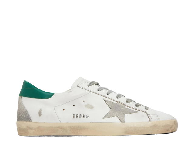 Golden Goose Golden Goose Superstar Sneakers White Green Heel Tab (W) - view 1