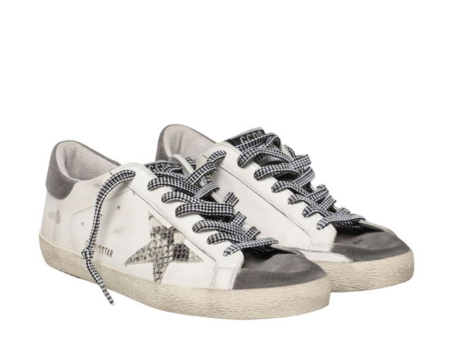 Golden Goose Golden Goose Superstar Sneakers White Grey Heel Tab - view 3