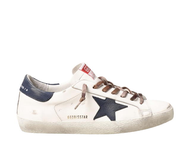 Golden Goose Golden Goose Superstar Sneakers White Navy Heel Tab - view 1
