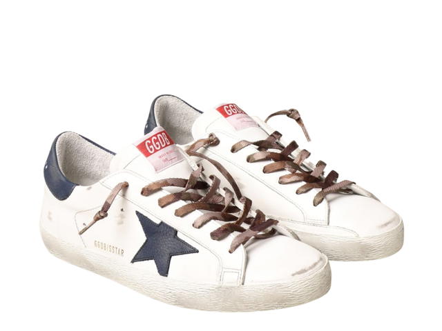 Golden Goose Golden Goose Superstar Sneakers White Navy Heel Tab - view 2