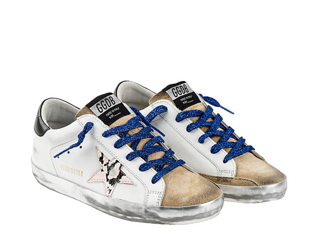 Golden Goose Golden Goose Superstar Sneakers White Pink Snake Black Heel Tab (W) - view 3