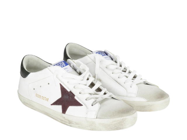 Golden Goose Golden Goose Superstar Sneakers White Sienna Army Green Heel Tab - view 3
