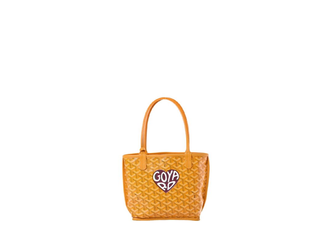 Goyard Goyard Anjou Mini Bag In Yellow With Heart