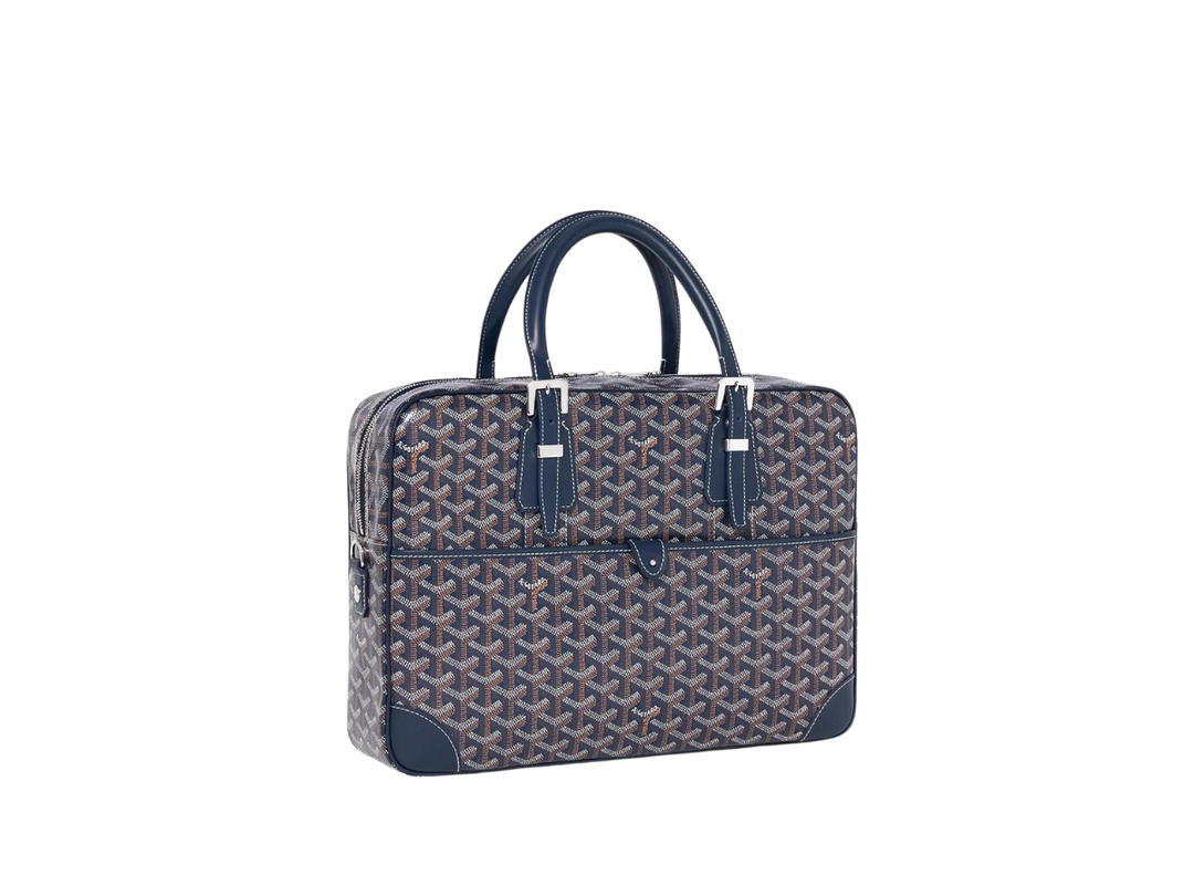 Goyard Goyard Ambassade MM Document Case Navy Blue