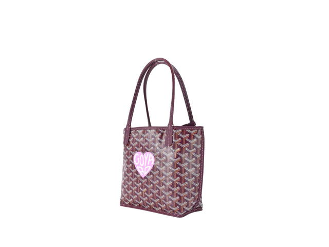Goyard Goyard Anjou Mini Bag Coeur Light Pink Burgundy - view 3