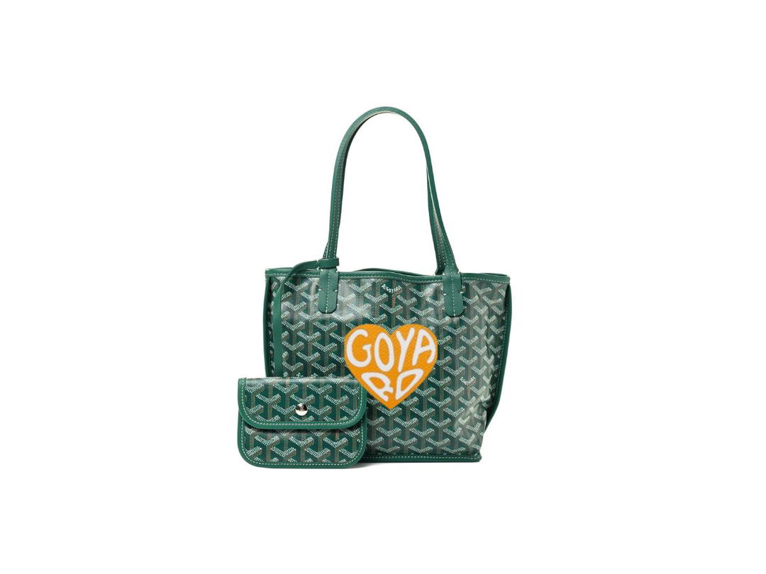 Goyard Goyard Anjou Mini Bag Coeur Orange Green