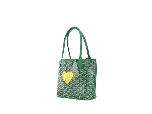 Goyard Goyard Anjou Mini Bag Coeur Yellow Green - view 3