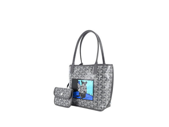Goyard Goyard Anjou Mini Bag Hulot dans le train Sky Blue & Turquoise Grey - view 3