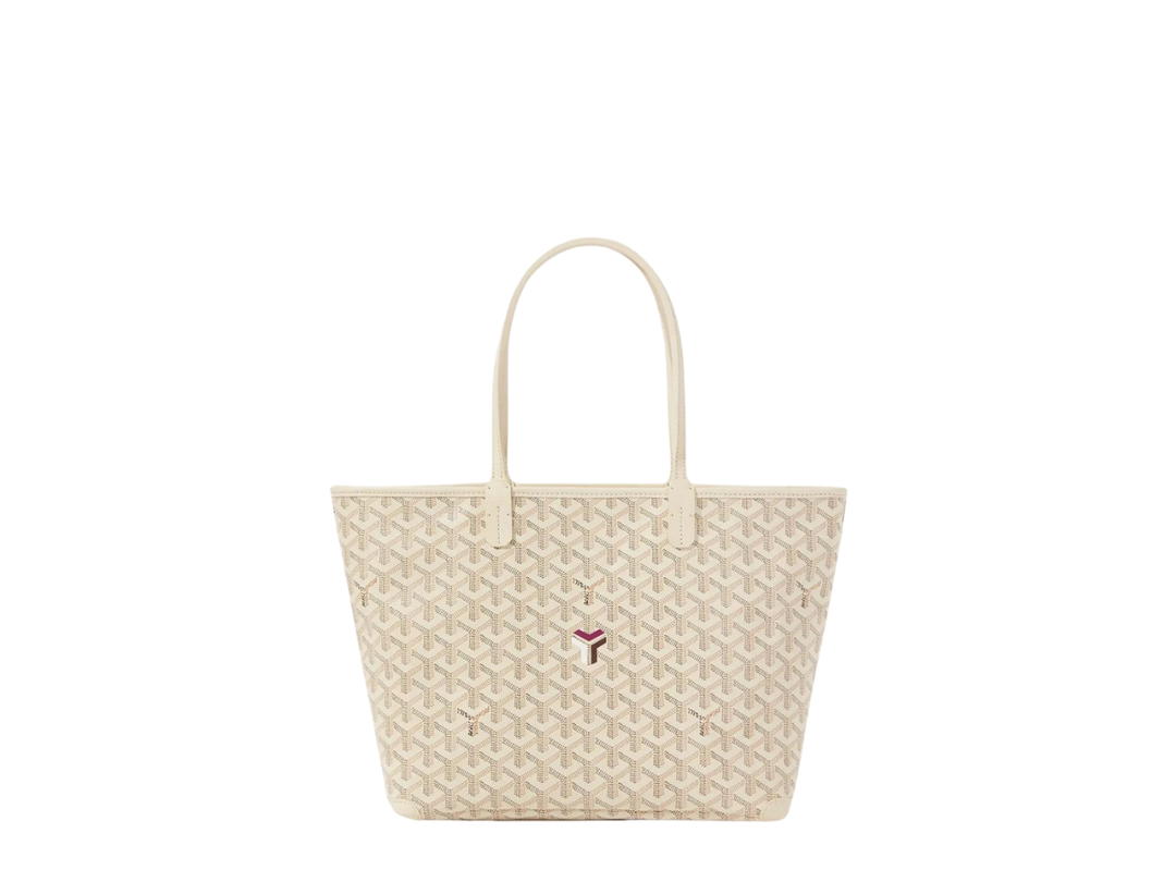 Goyard Goyard Artois PM Bag In Goyardine Calfskin With Palladium Hardware Sand Brown