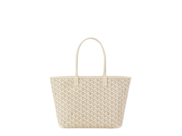 Goyard Goyard Artois PM Bag In Goyardine Calfskin With Palladium Hardware Sand Brown - view 2