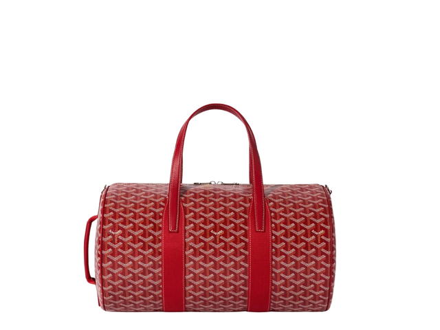 Goyard Goyard Barrel 40 Sports Bag In Goyardine Calfskin With Palladium Hardware Red - view 1