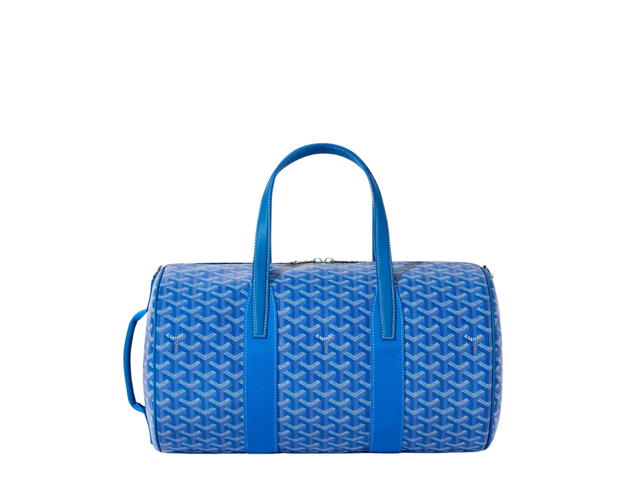 Goyard Goyard Barrel 40 Sports Bag In Goyardine Calfskin With Palladium Hardware Sky Blue - view 1