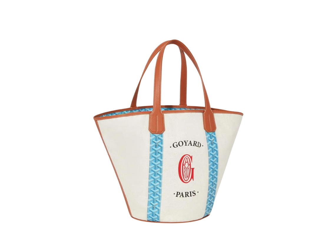 Goyard Goyard Belharra Bag Turquoise Tan Brown