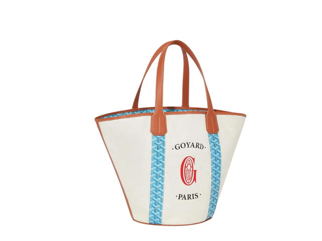 Goyard Goyard Belharra Bag Turquoise Tan Brown - view 1