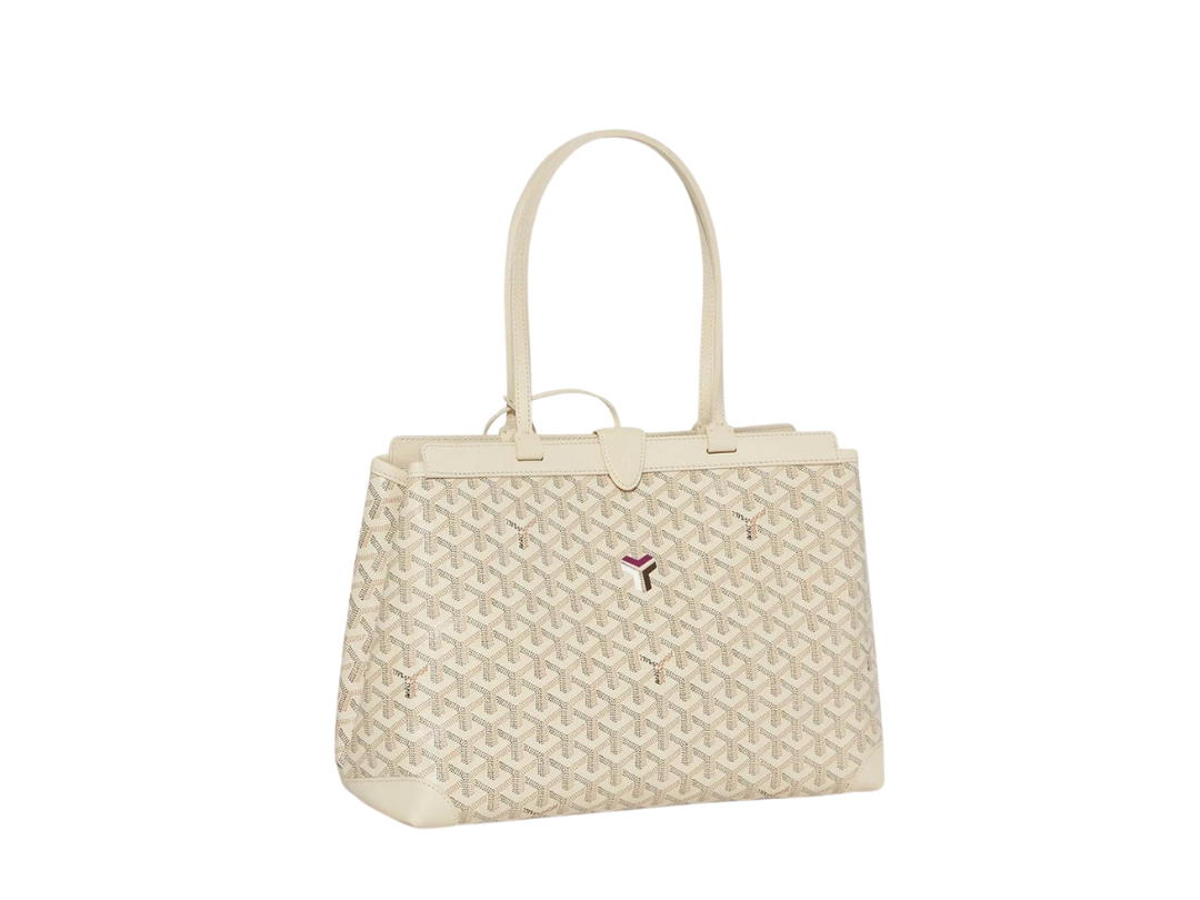 Goyard Goyard Bellechasse Biaude PM Bag In Goyardine Calfskin With Palladium Hardware Sand Brown