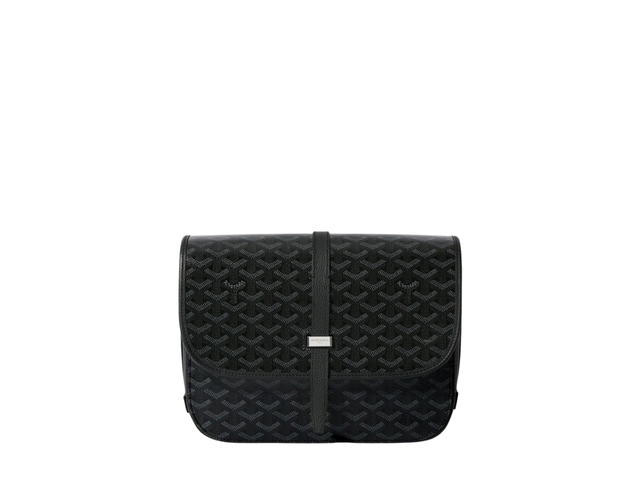 Goyard Goyard Belvedere MM Bag In Goyardine Canvas Decize Taurillon Leather With Palladium Hardware Jet Black - view 2