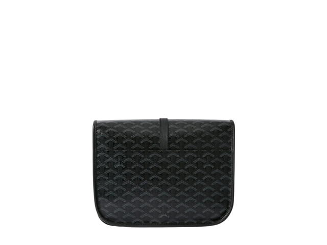 Goyard Goyard Belvedere MM Bag In Goyardine Canvas Decize Taurillon Leather With Palladium Hardware Jet Black - view 3