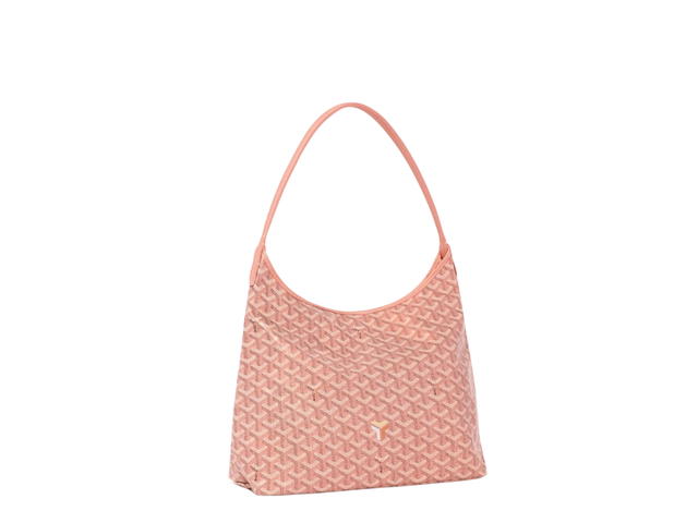 Goyard Goyard Bohème Hobo Bag In Goyardine Canvas And Chevroches Calfskin With Palladium Hardware Pearly Coral - view 1
