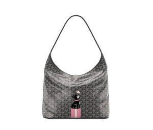 Buy Goyard Bohème Hobo Bag In Goyardine Canvas & Chevroches Calfskin Grey With Light Pink Butterfly-Hulot Junior at Sasom – Authentic and Ready to Ship