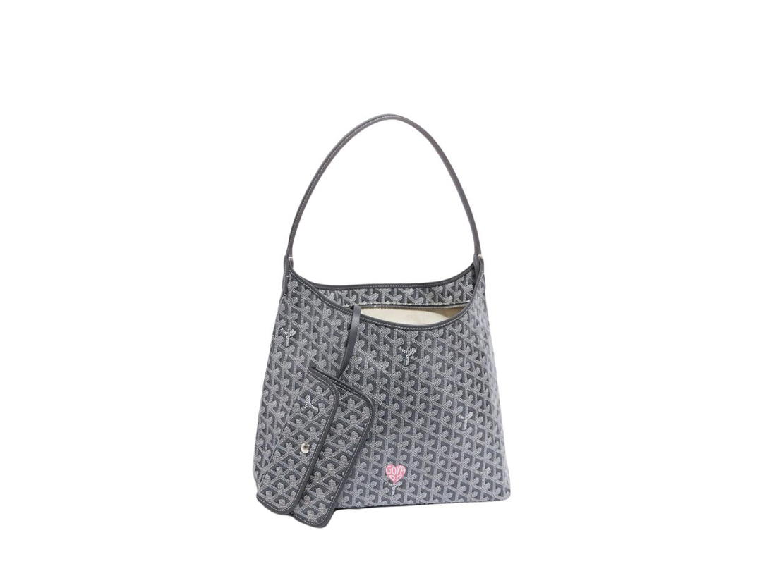 Goyard Goyard Bohème Hobo Bag Coeur Medium Light Pink Grey