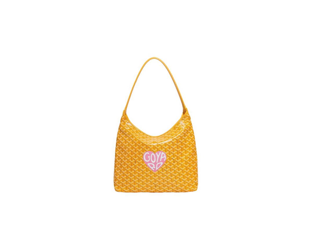 Goyard Goyard Bohème Hobo Bag Coeur Oversized Pink Yellow