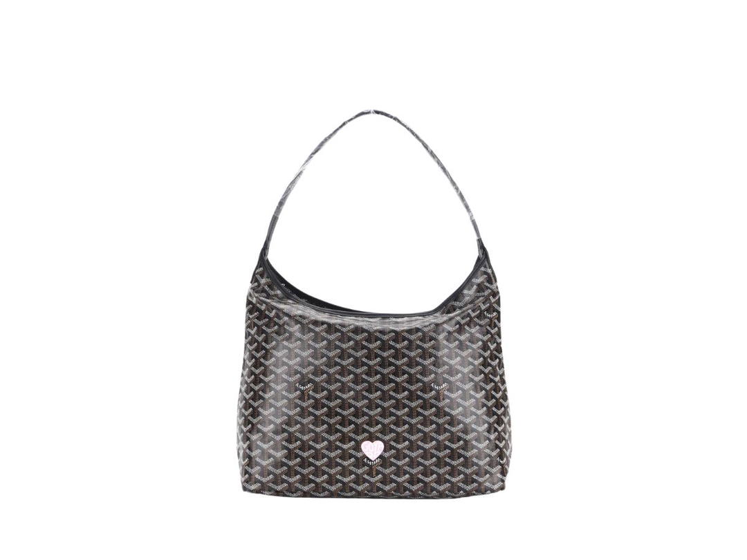 Goyard Goyard Bohème Hobo PM Bag Coeur Light Pink Black