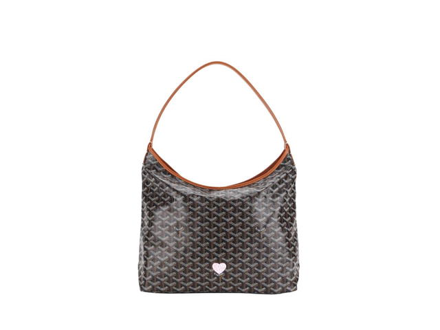 Goyard Goyard Bohème Hobo PM Bag Coeur Light Pink Black Tan - view 1