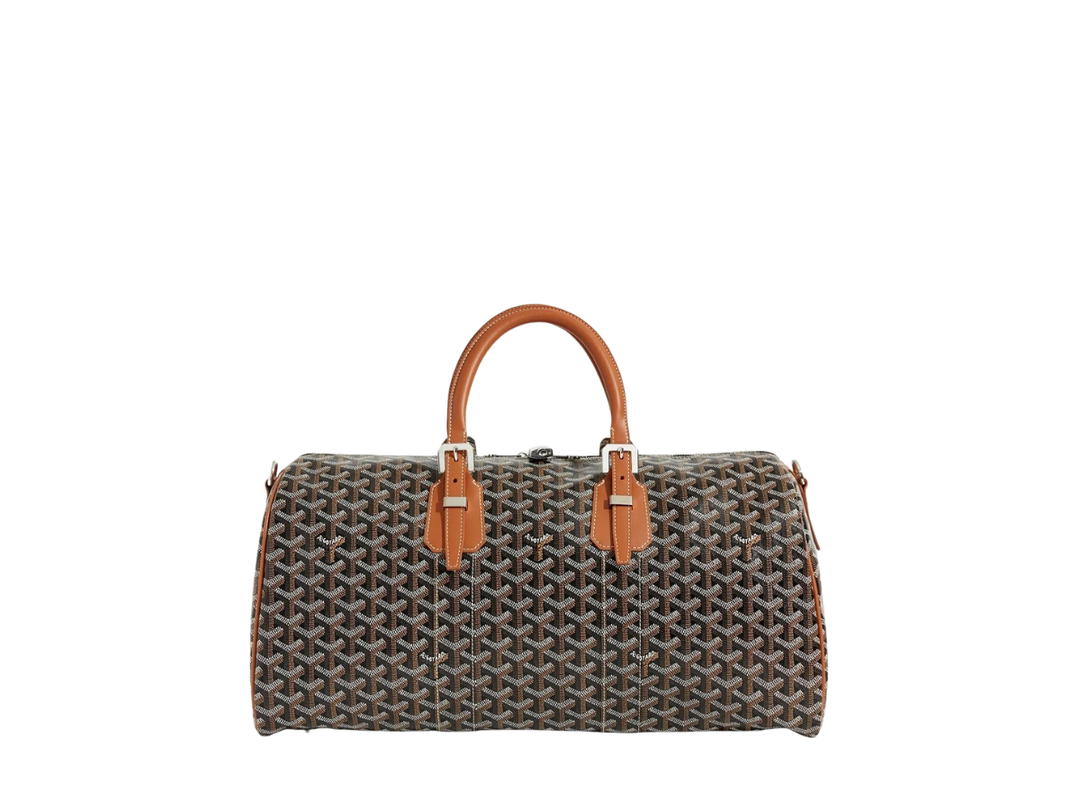 Goyard Goyard Boston 45 Bag Black Tan Brown