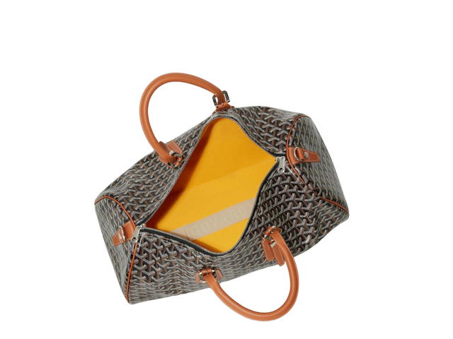 Goyard Goyard Boston 45 Bag Black Tan Brown - view 3