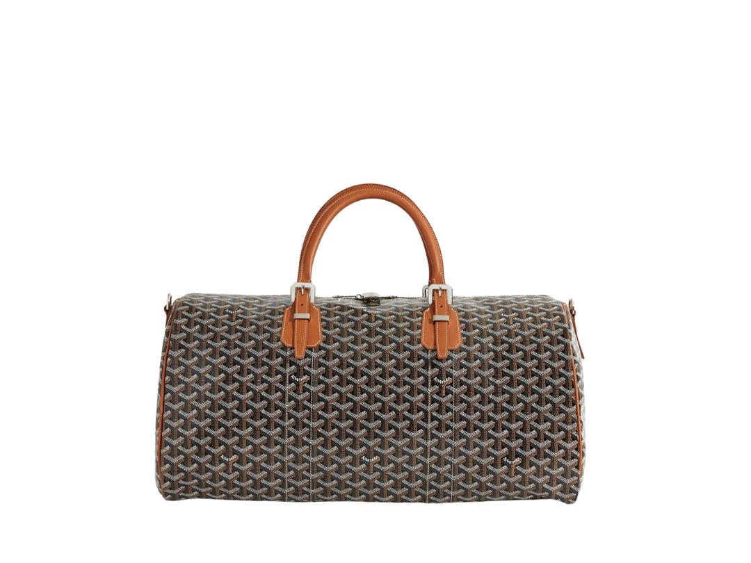 Goyard Goyard Boston 50 Bag Black Tan Brown