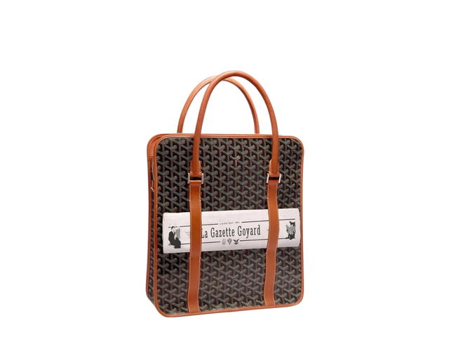 Goyard Goyard Bourgogne Bag Black Tan Brown - view 1