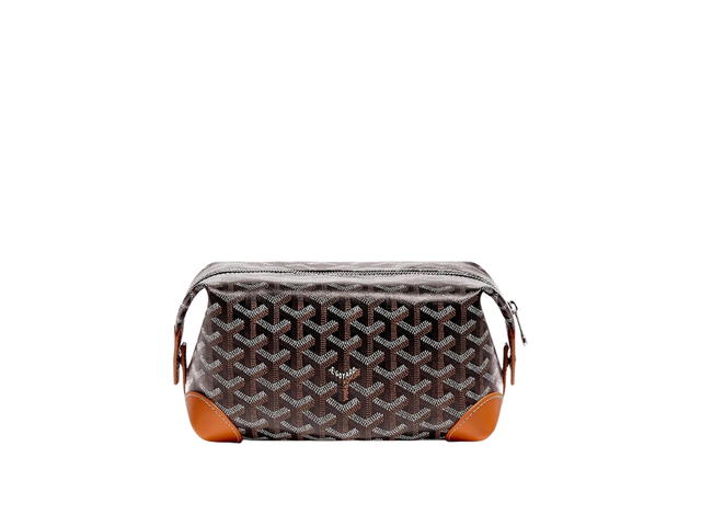 Goyard Goyard Bowling 25 Toiletry Bag Black Tan Brown - view 2