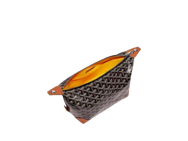 Goyard Goyard Bowling 25 Toiletry Bag Black Tan Brown - view 3