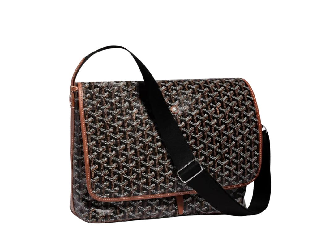 Goyard Goyard Capetien MM Messenger Bag Black Tan