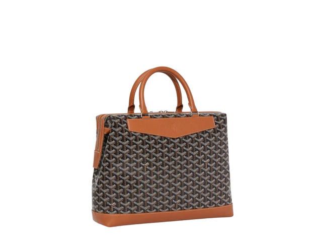 Goyard Goyard Cisalpin Document Case Black Tan Brown - view 1