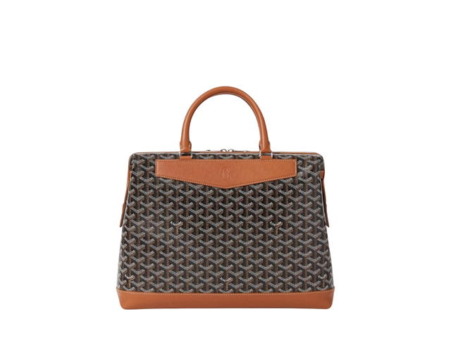 Goyard Goyard Cisalpin Document Case Black Tan Brown - view 2
