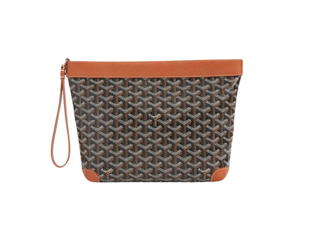 Goyard Goyard Conti Pouch Black Tan Brown - view 1