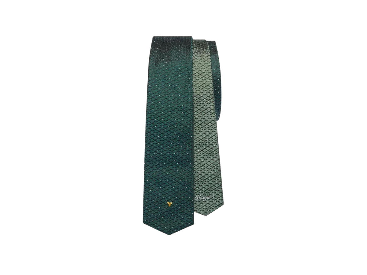 Goyard Goyard Eldredge Bicolore Tie Green