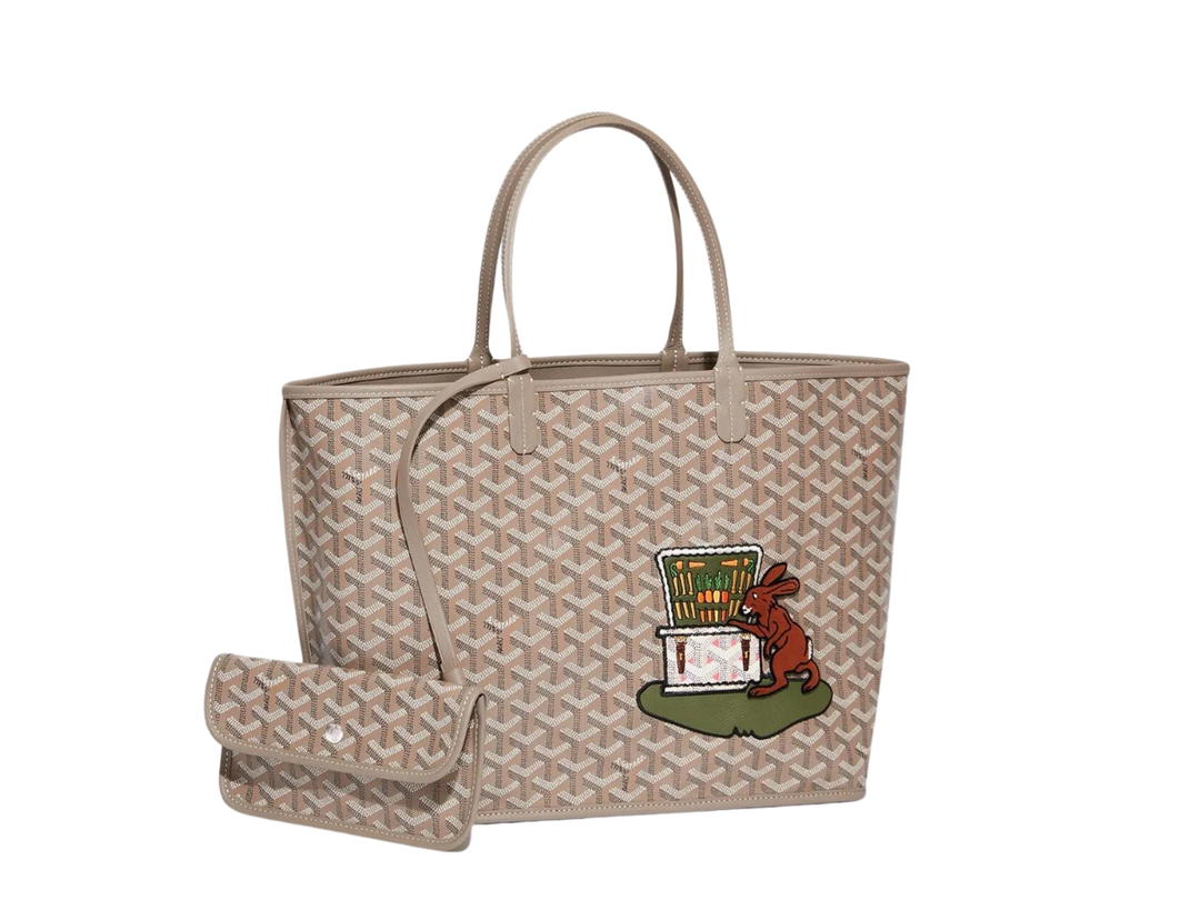 Goyard Goyard Anjou PM Bag Rabbit Trunk Embroidery Powder Pink